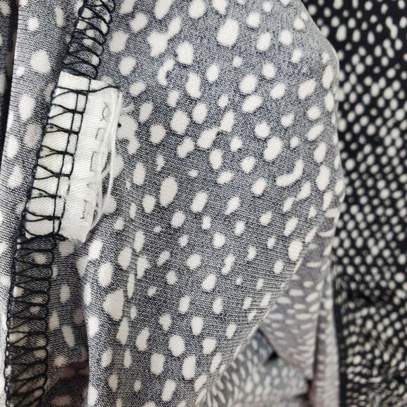 Michael Kors Black/White Polka Dot Blouse Size M - Picture 7 of 9